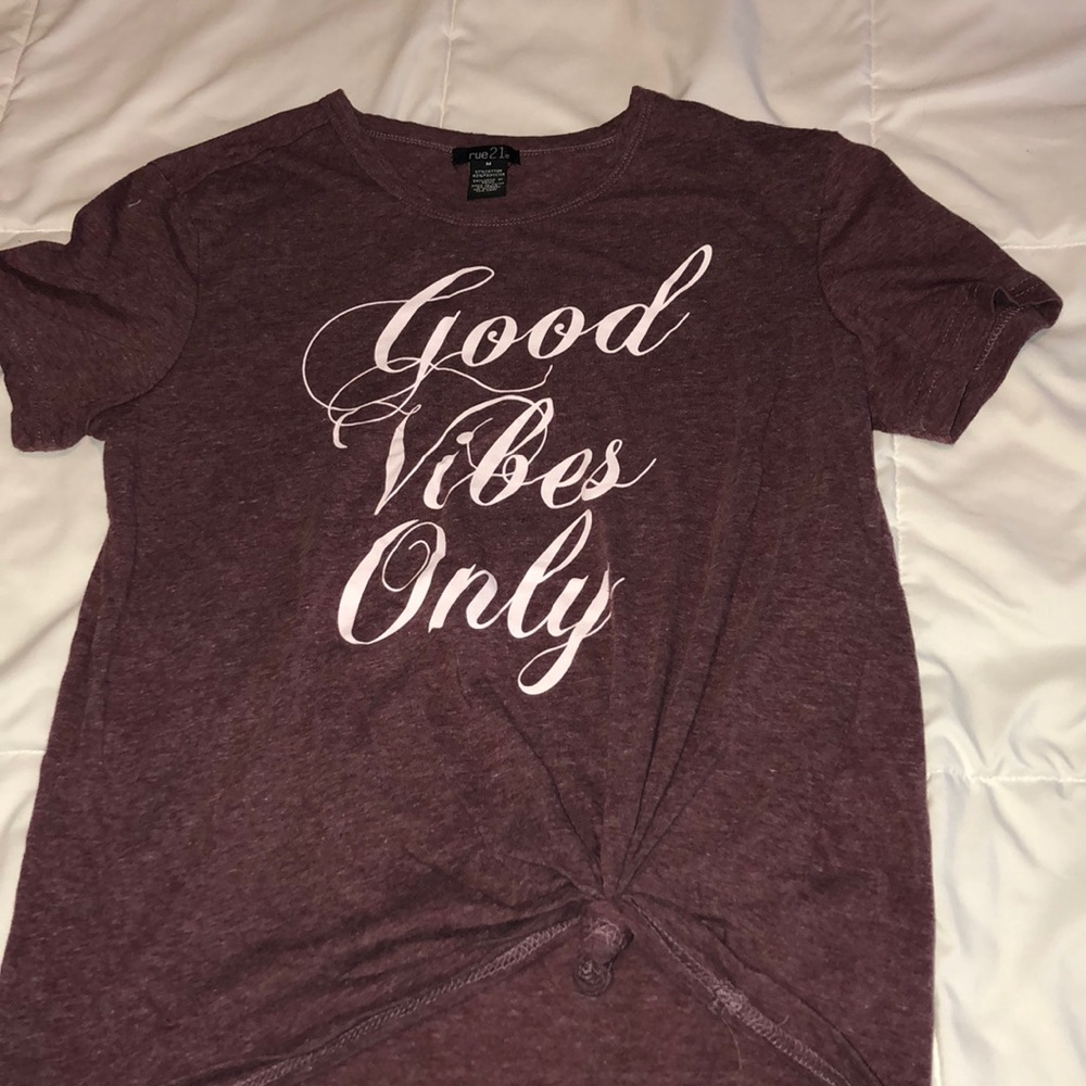 rue21 Good Vibes Only Shirt